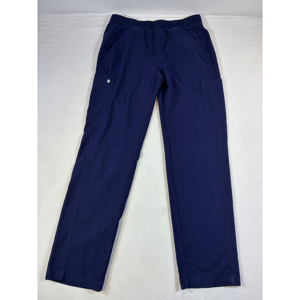 FIGS Technical Collection Scrub Pants Mens Large Navy‎ Blue Cargo Jogger T2001 L